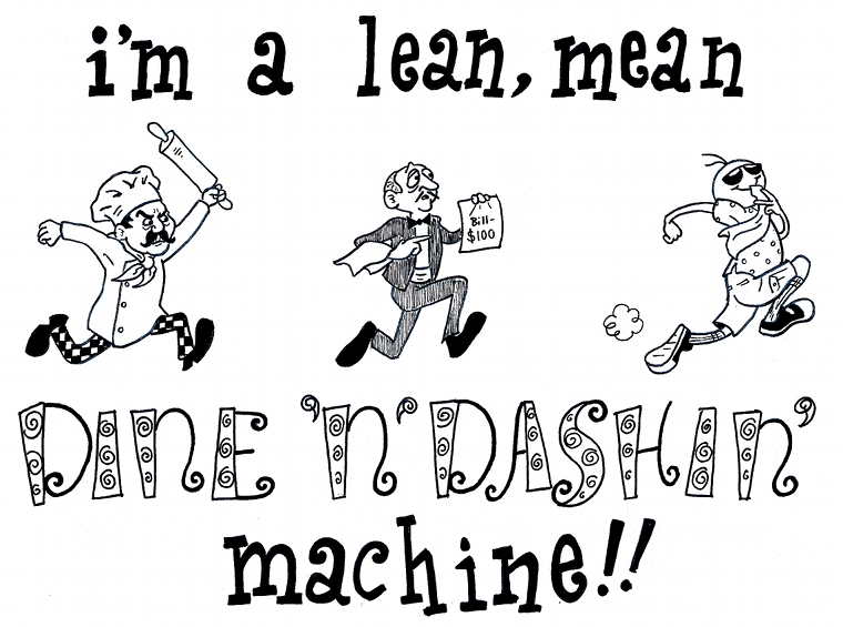 I'm also a lean, mean, eating pizza machine!!